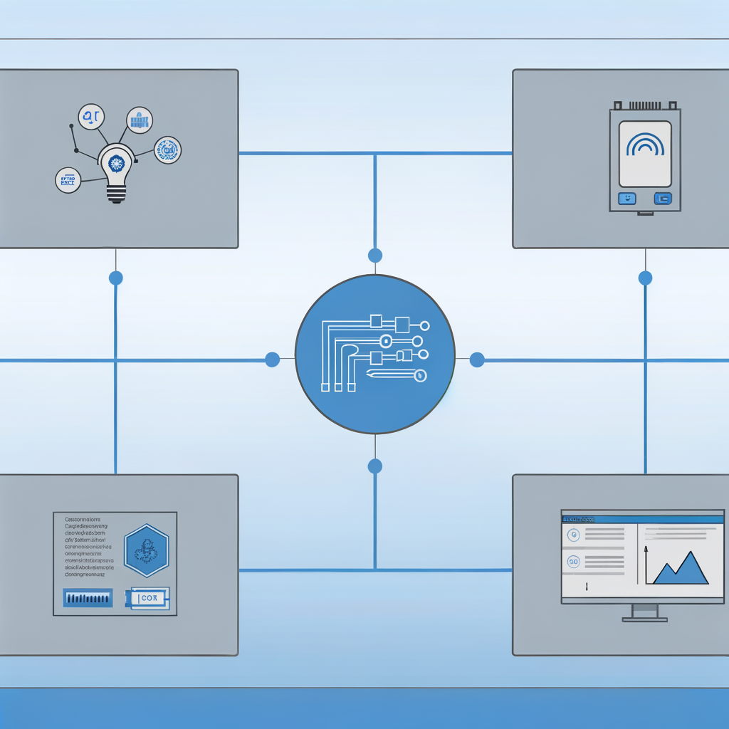 Diagrama de IA aplicada a sistemas de controle industrial