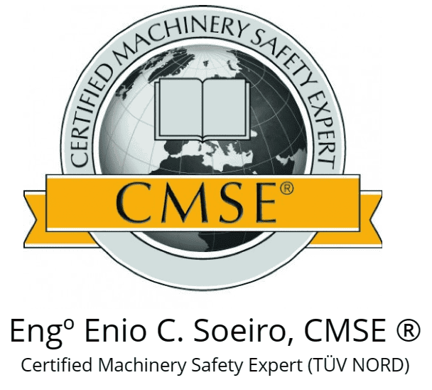Eng° Enio C. Soeiro, CMSE — Certified Machinery Safety Expert